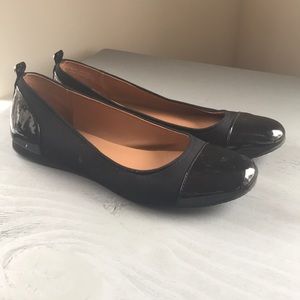 Black Ballet Flats by Calvin Klein